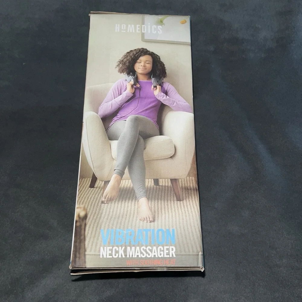 Homedics Comfort Foam Vibration Neck Massager With Heat Open Box